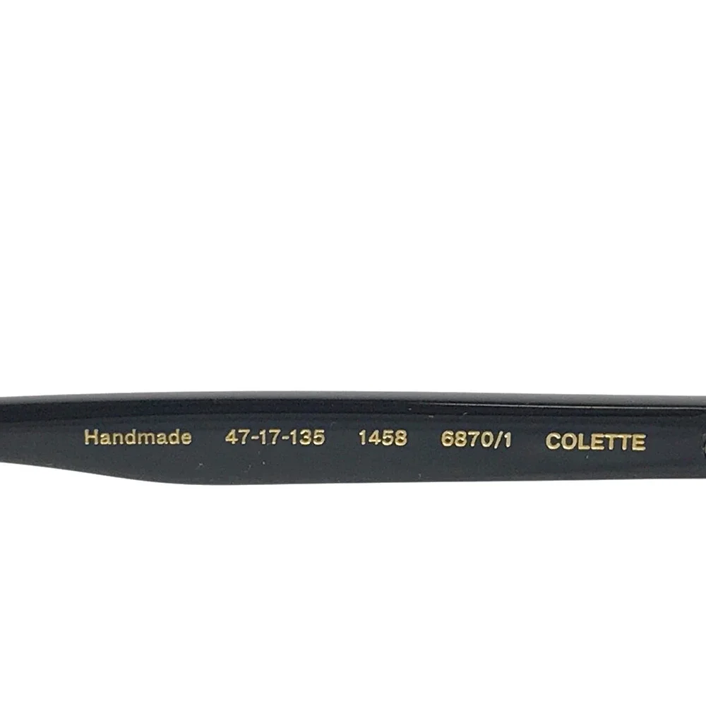 Gigi Studios Eyeglasses Frames COLETTE 6870/1 Black Round Full Rim 47-17-135